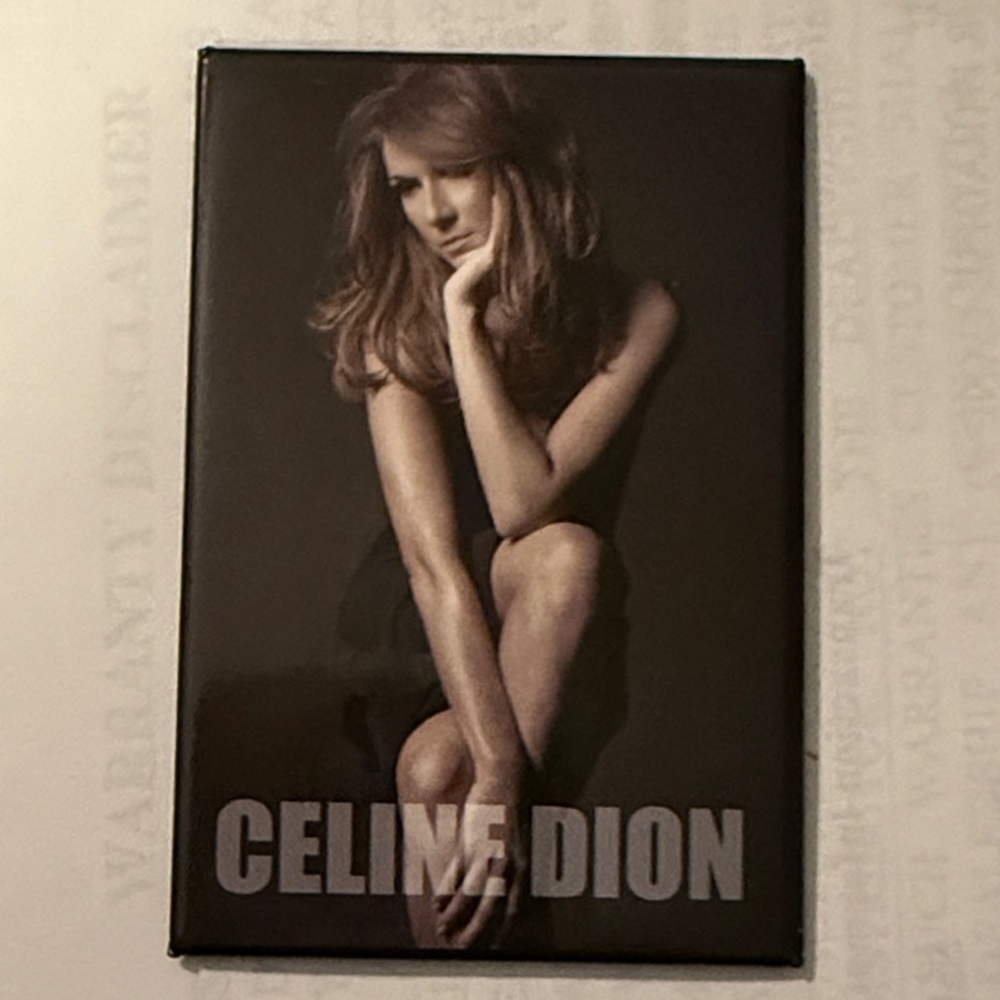 Collectible Celine Dion Refrigerator Magnet - Celine Dion Photo
